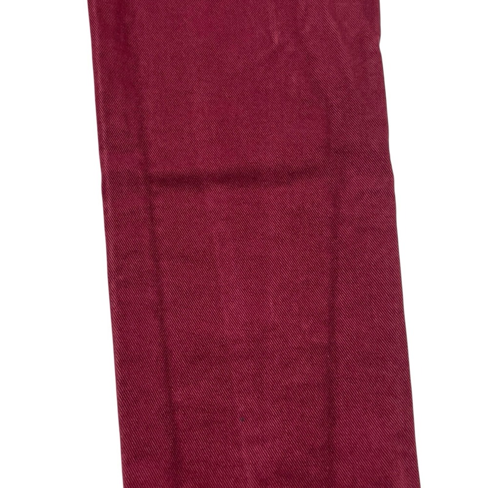 Vtg Lee Straight Leg Jeans Women's Sz 9 Med Red Denim 25x30 100% Cotton USA - Picture 11 of 15